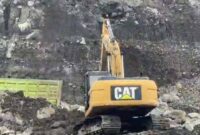 Ilustrasi suasana tambang pasir Gunung Galunggung./Istimewa.///.