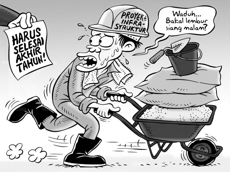 Ilustrasi proyek sakti./Istimewa.///.