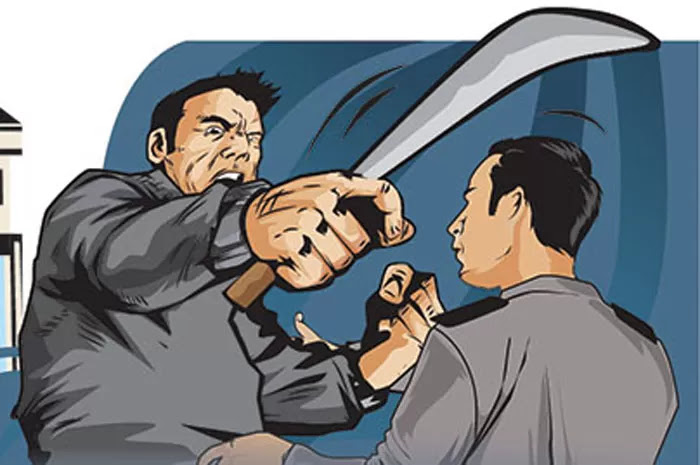 Ilustrasi korban pembacokan./Istimewa.///.