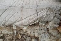 Gambar : area halaman yang tampak rapi oleh beton proyek rekontruksi jalan bohlam Ciburayut