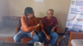 Pengusaha Pemenang Proyek Pengadaan Hewan Kurban, SG pada saat dikonfirmasi oleh tim newsline.id, Senin (15/12/2025)