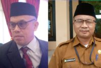 Kepala BKPSDM Kabupaten Tasikmalaya, Drs. Iing Farid Khozin, (Kanan) dan Kepala Bidang SMP Disdikbud Kabupaten Tasikmalaya, Cucu Ano Lesmana, (Kiri) saat dikonfirmasi oleh tim newsline.id