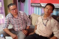 Kepala Bidang Perizinan Dinas Penanaman Modal, Pelayanan Terpadu Satu Pintu dan Tenaga Kerja (DPMPTSP) Kabupaten Tasikmalaya, Heri Susanto, S.sos., Msi., saat memberikan keterangan kepada awak media//Istimewa