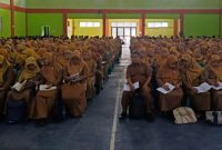 Disdikbud Kabupaten Tasikmalaya menggelar rapat koordinasi pengelolaan Dana Bantuan Operasional Satuan Pendidikan (BOSP) Tahun Anggaran 2026, di Aula SMP Negeri 1 Sukaraja, Senin (9/2/2026).