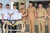 Pemerintah Kabupaten Tasikmalaya menggelar apel gabungan di Lapangan Setda, Senin (23/2/2026)