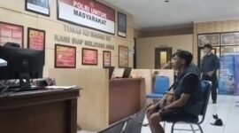 Jurnalis Priangan.com  melapor ke Polres Tasikmalaya Kota, Rabu (25/2/2026). (*)