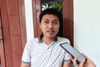 Rafliana Mukhtar, akuntan SPPG Wangun Culamega Desa Bojongsari, saat dijumpai sejumlah awak media, Kamis (5/3/2026). (*).