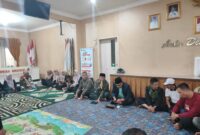 Halal bihalal di sekitar di Aula Kantor Desa Srogol Desa Srogol, Kecamatan Cigombong, Kabupaten Bogor. (*).
