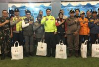 Bupati Tasikmalaya Cecep Nurul Yakin saat meninjau Posko Mudik di Alun-alun Singaparna, Jumat (20/3/2026).