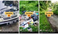 Mobil Berlogo Badan Gizi Nasional Terciduk Buang Sampah, Warga Tasikmalaya Murka
