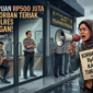 Ilustrasi teriakan korban penipuan di Bekasi, Jawa Barat. (Ilustrasi tim newsline.id).