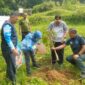 Aksi penanaman pohon serentak di kawasan Hutan Kota Neglasari, Kecamatan Cigombong, Rabu (22/4/2026).