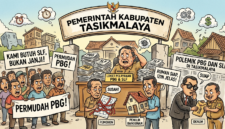 Ilustrasi polemik penerbitan PBG (Persetujuan Bangunan Gedung) dan SLF (Sertifikat Laik Fungsi) di Kabupaten Tasikmalaya. (Ilustrasi.net).