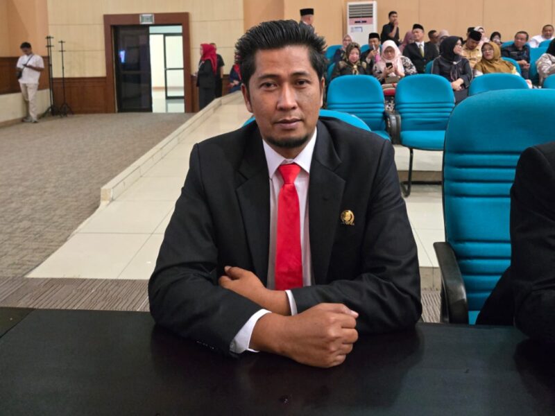 Foto: Ujang Sukmana, Komisi IV DPRD Kabupaten Tasikmalaya dari fraksi PDIP//jabar.newsline.id//