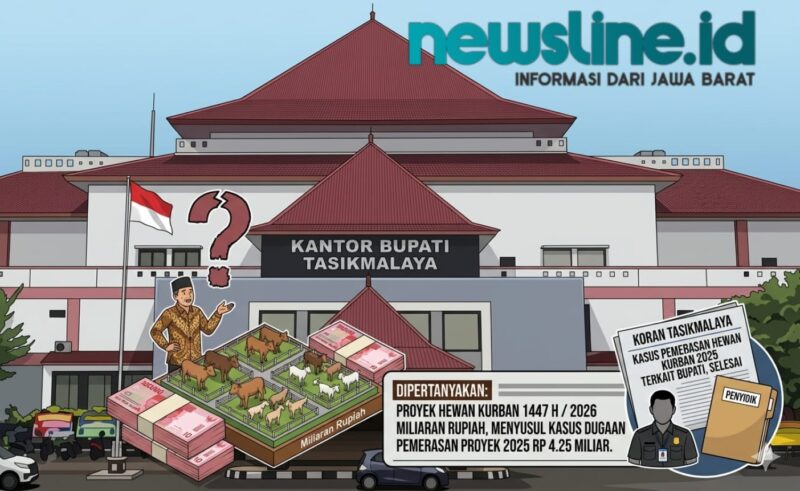Caption: Ilustrasi Pengadaan Hewan Kurban Tahun 2025-2026 senilai miliaran rupiah di Pemerintah Daerah Kabupaten Tasikmalaya//jabar.newsline.id//