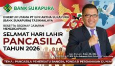 Caption: Direktur Utama PT BPR Artha Sukapura (Bank Sukapura) Tasikmalaya, Aam Aminudin, A.Md., SE., MM.,//jabar.newsline.id//istimewa//