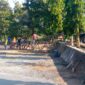 Poto: Proyek Pembangunan Lapangan Tenis di Pendopo Baru Kabupaten Tasikmalaya tanpa papan informasi proyek//jabar.newsline.id//