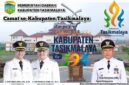 Poto: Bupati Tasikmalaya, Cecep Nurul Yakin dan Wakil Bupati Tasikmalaya, Asep Sopari Al-ayyubi (Kanan) dan Camat Singaparna selaku Ketua Koordinator Camat se-Kabupaten Tasikmalaya, Tono Haeruman mengucapkan selamat hari jadi Kabupaten Tasikmalaya ke-394 tahun 2026//jabar.newsline.id//istimewa//