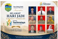 Poto: Seluruh Kepala Bagian Sekretariat Daerah Kabupaten Tasikmalaya mengucapkan mengucapkan selamat hari jadi atau Milangkala Kabupaten Tasikmalaya ke-394 tahun 2026//jabar.newline.id//