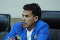 Poto: Mujib Rahaman Wahid, Sekretaris Wakil Ketua Bidang Advokasi PKC PMII Jawa Barat//jabar.newsline.id//istimewa//