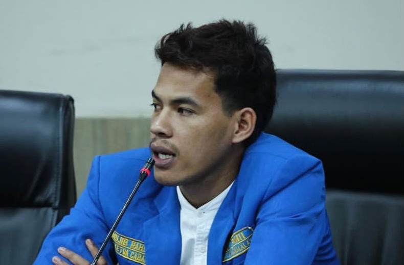 Poto: Mujib Rahaman Wahid, Sekretaris Wakil Ketua Bidang Advokasi PKC PMII Jawa Barat//jabar.newsline.id//istimewa//