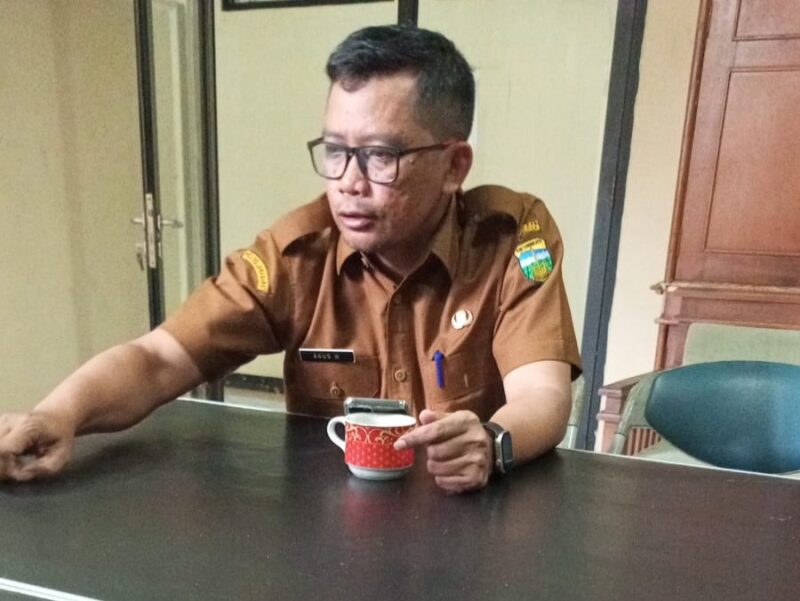 Foto: Kepala Bidang Bangunan dan Jasa Kontruksi DPUTRLH Kabupaten Tasikmalaya, Agus Hermawanto, ST.,//jabar.newsline.id//
